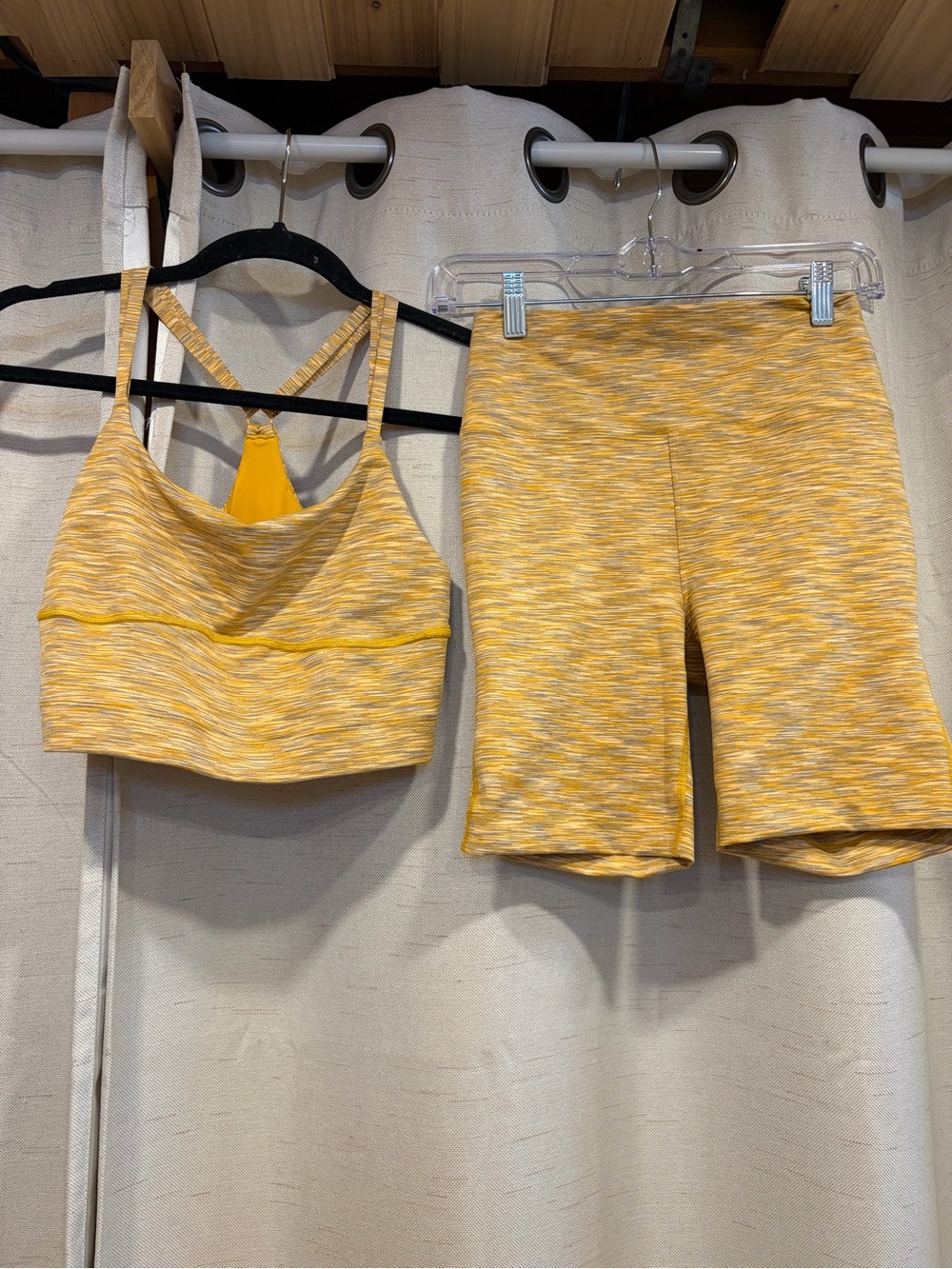 Outdoor Voices Sports Bra & Biker Shorts Set